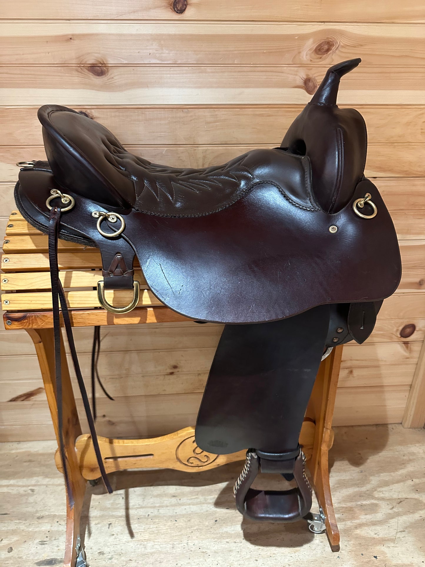 17.5” Tucker Cheyenne Western Trail Saddle Model 157