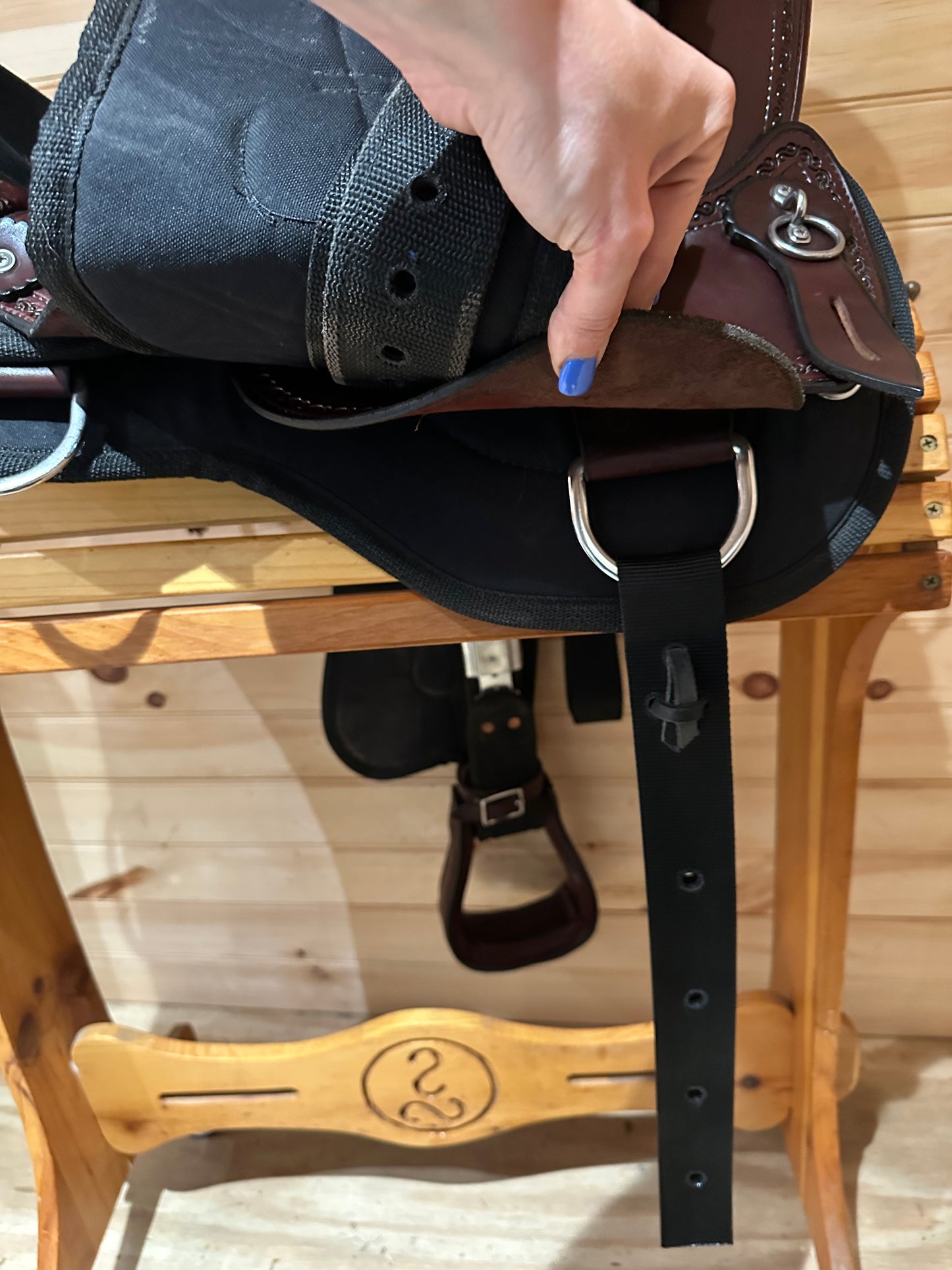 16” Crest Ridge Saddlery Sentry Lite Western Trail Saddle