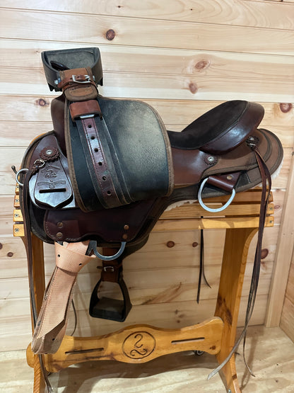 17” Circle Y High Horse El Campo Gaited Western Trail Saddle Model 6970