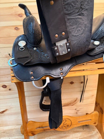 16” Circle Y High Horse Round Rock Gaited Western Trail Saddle Model 6870 (2023)