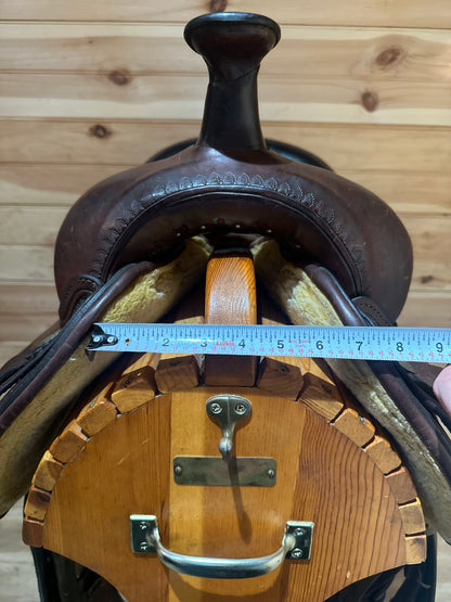 16” Circle Y Topeka Flex-Lite Western Trail Saddle Model 1551