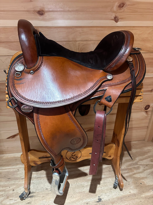 16” Circle Y Virginia Flex2 Trail Gaiter Gaited Endurance Saddle Model 1588 (2020)