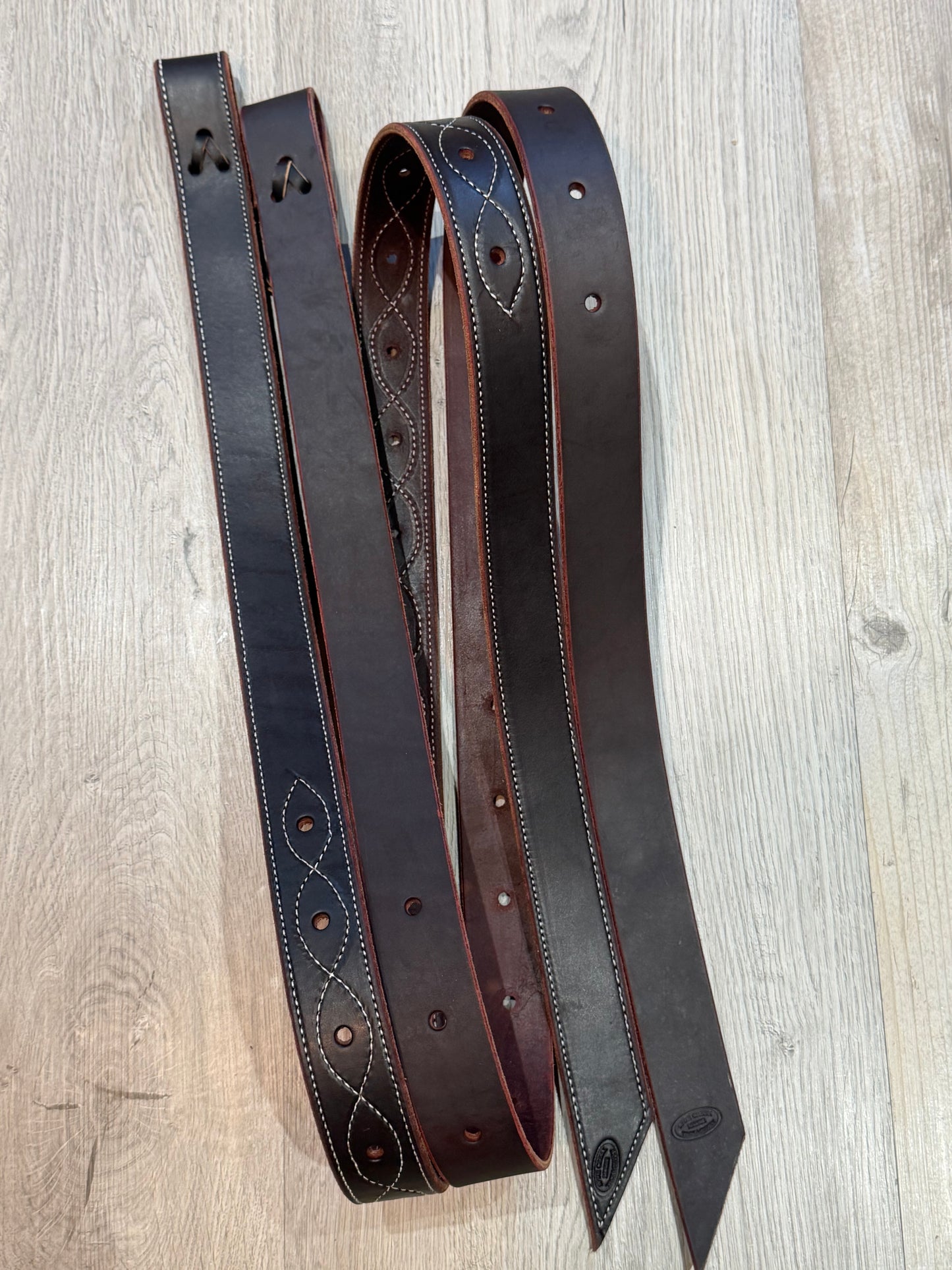 Leather Latigo Tie Strap 6’ – Premium Amish Leather by Spur Creek Tack