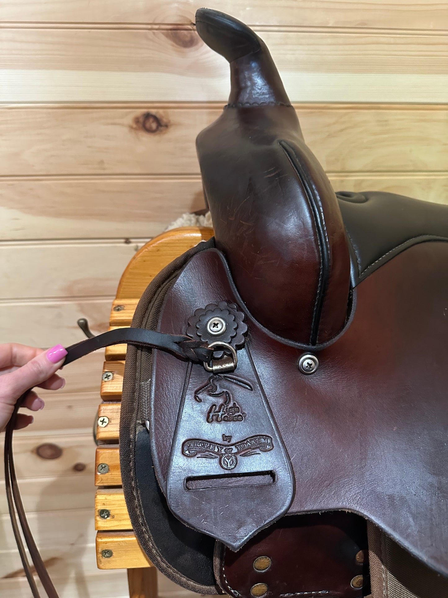 17” Circle Y High Horse El Campo Gaited Western Trail Saddle Model 6970