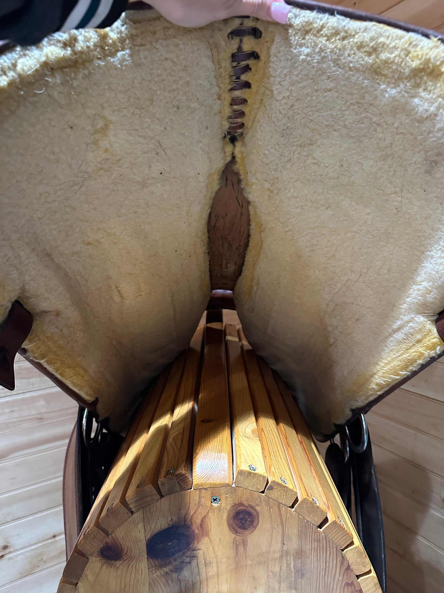 16” Circle Y Topeka Flex-Lite Western Trail Saddle Model 1551