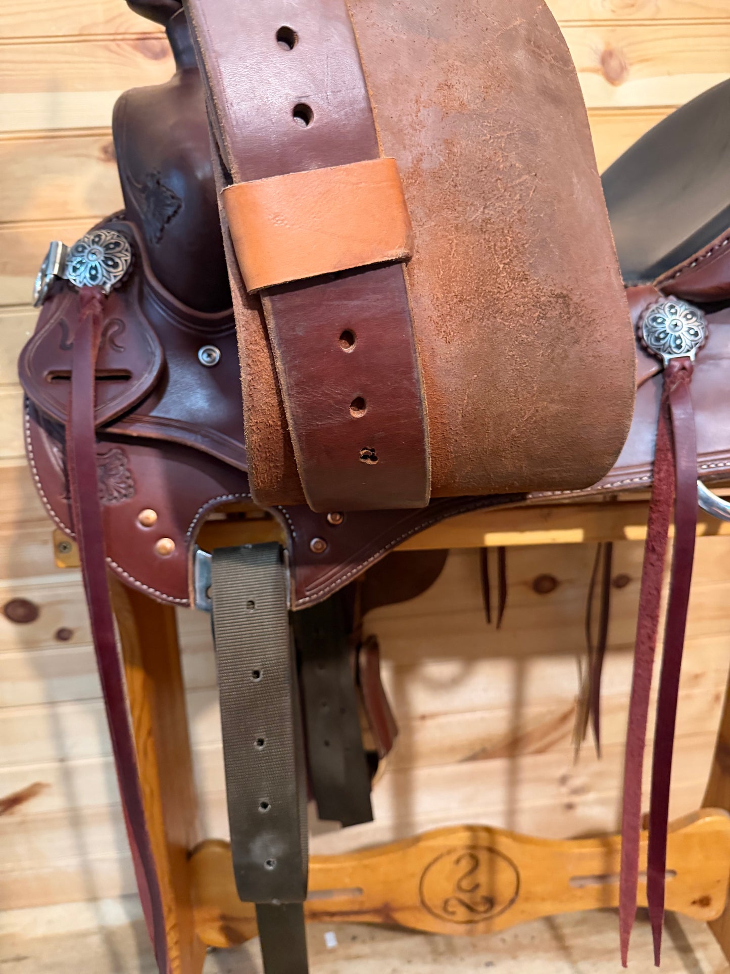 15.5” RW Bowman Will Rogers Model Western Trail Saddle