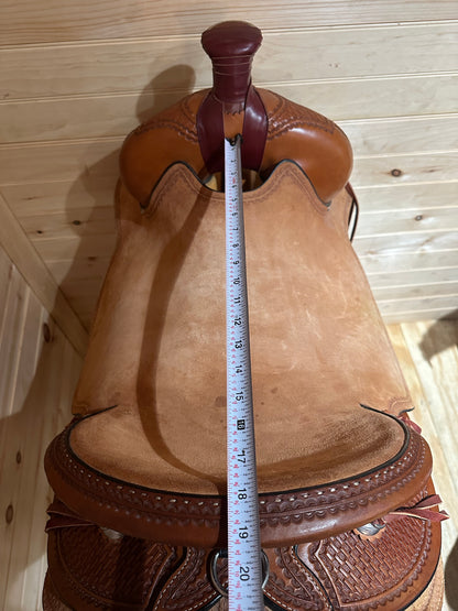 18” Circle Y Crossfire Ranch Hardseat Western Saddle Model 1123