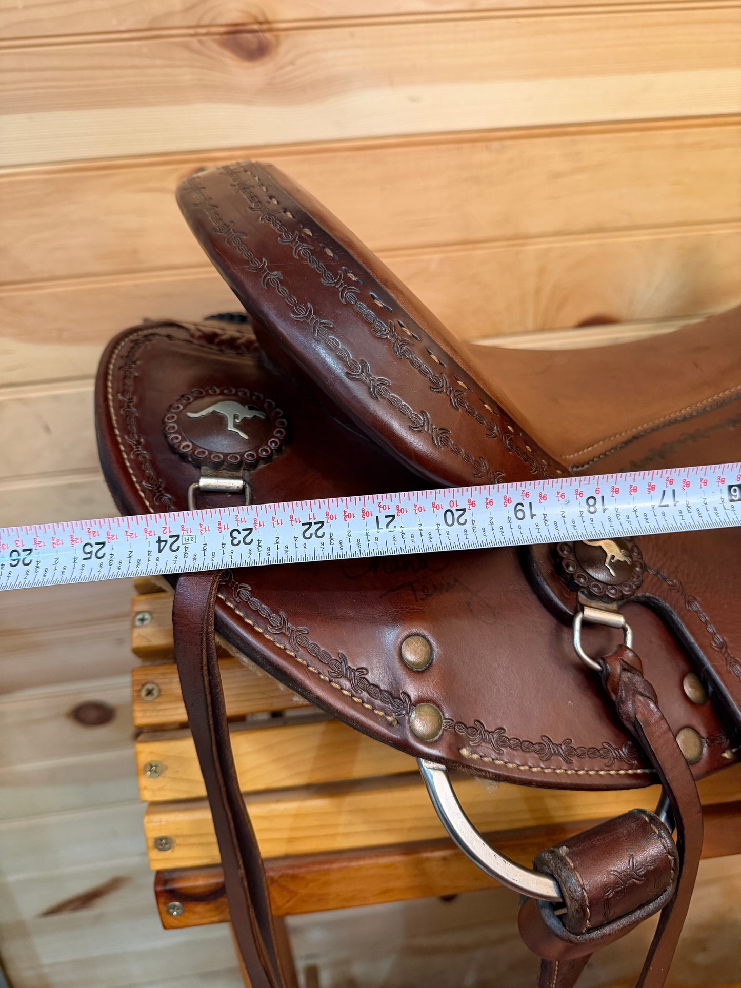 15” Clinton Anderson Aussie Stock Saddle by Martin Saddlery