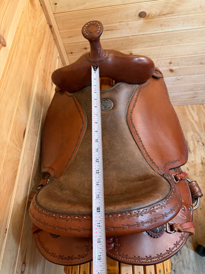 16” Clinton Anderson Aussie Stock Saddle by Martin Saddlery