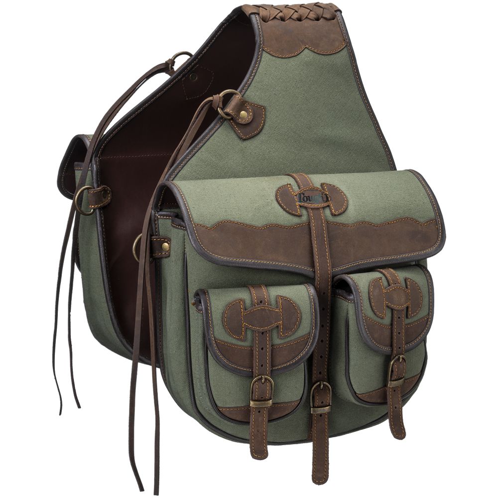 Tough1 Canvas Trail Bag with Leather Accents