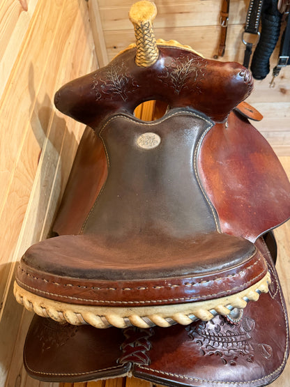 15” Southern RE Bear-Trap Barrel Racing Western Saddle