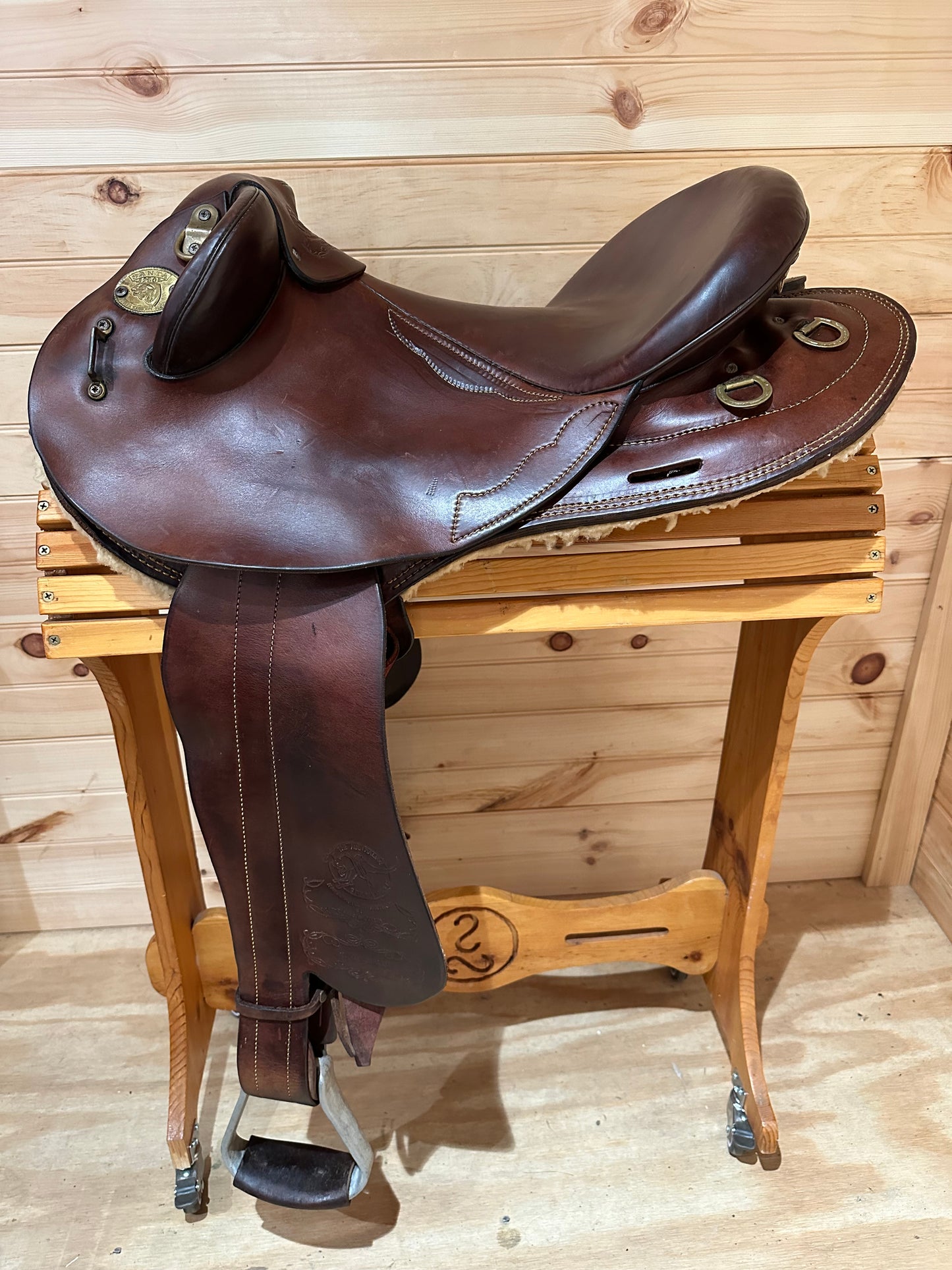 17” Australian Stock Saddle Co Santa MK III Enduro Aussie Saddle by James Saddlery