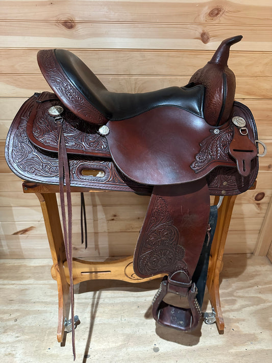 16” Circle Y High Horse Mineral Wells Western Trail Saddle Model 6812