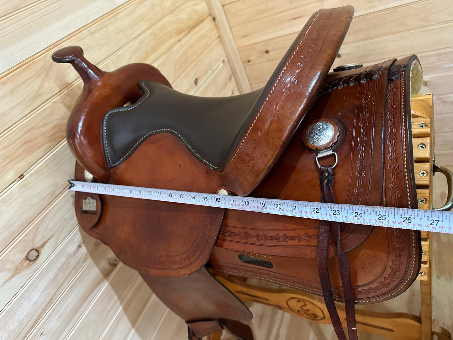 16” Big Horn Flex Western Trail Saddle Model 1653