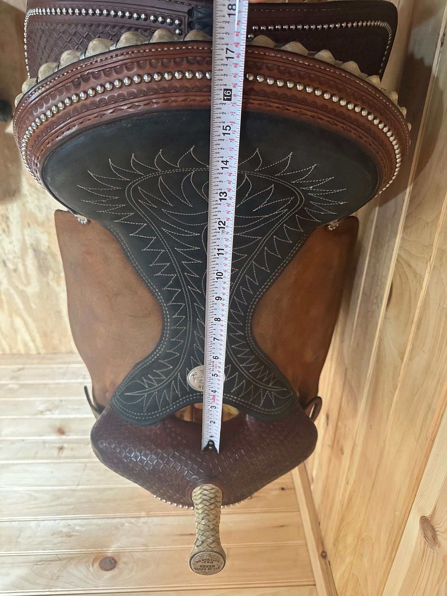 15” Billy Cook Maker Sulphur, OK Barrel Racing Saddle Model 1530