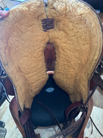 16” McCall Lady Pendleton Western Saddle Model 349-505