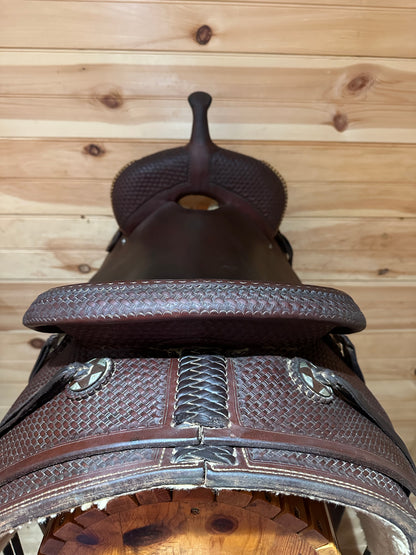 16” Morgan Saddlery 2S Ranch Cutter Western Saddle