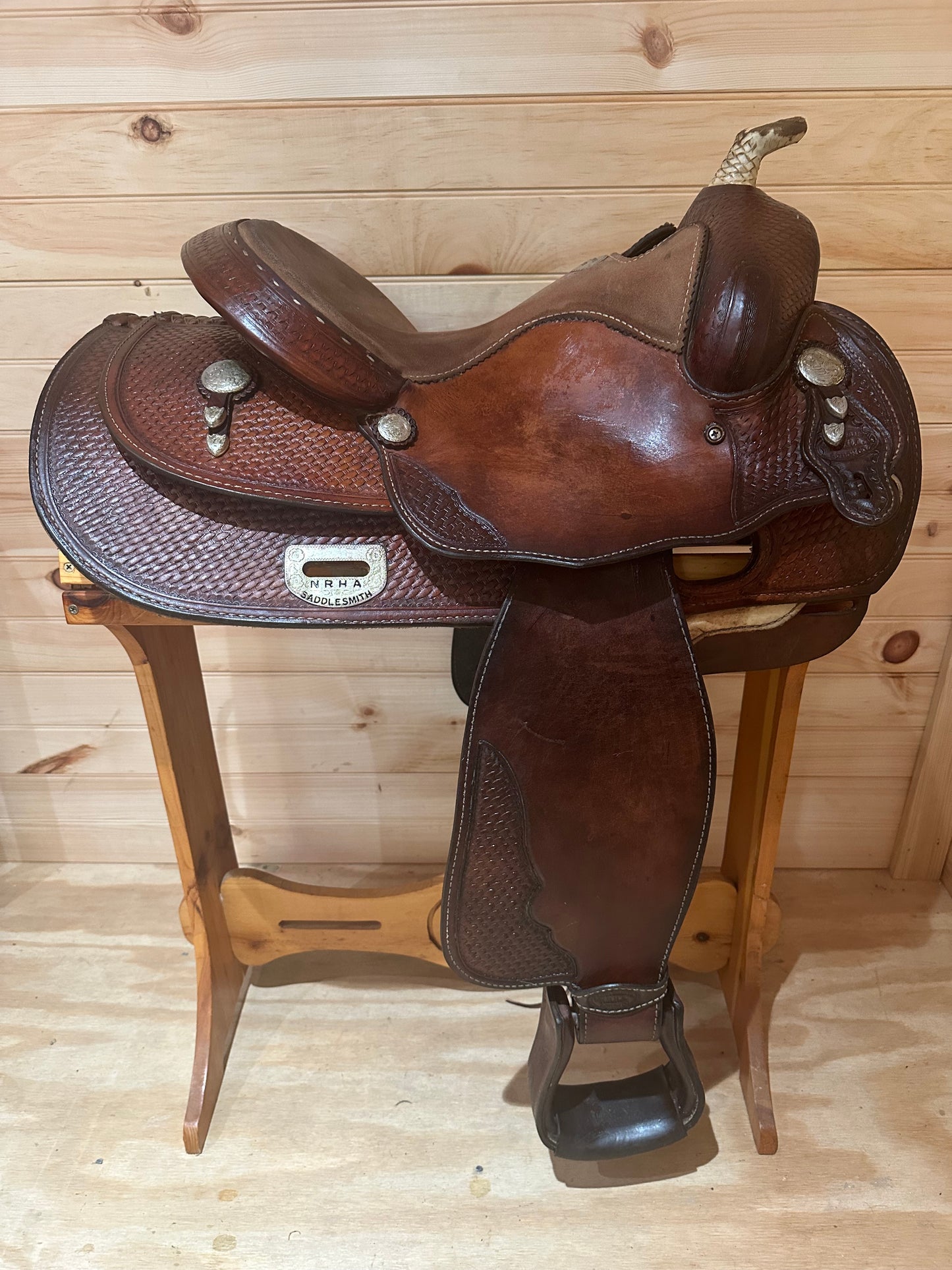 15” SaddleSmith Bob Loomis NRHA Reiner Western Saddle Model 22672