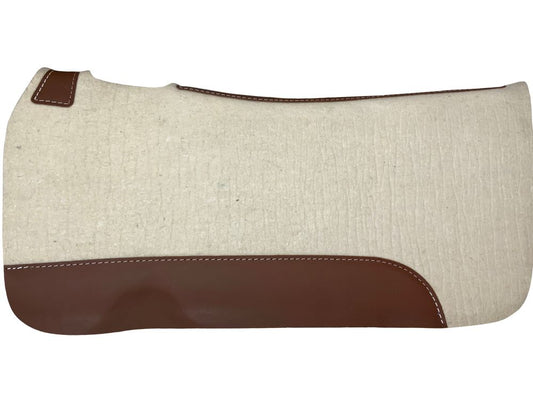 Showman Contoured Mohair Pure Wool Saddle Pad 32" x 31"