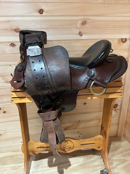 17” Imus 4 Beat Gaited Western Trail Saddle