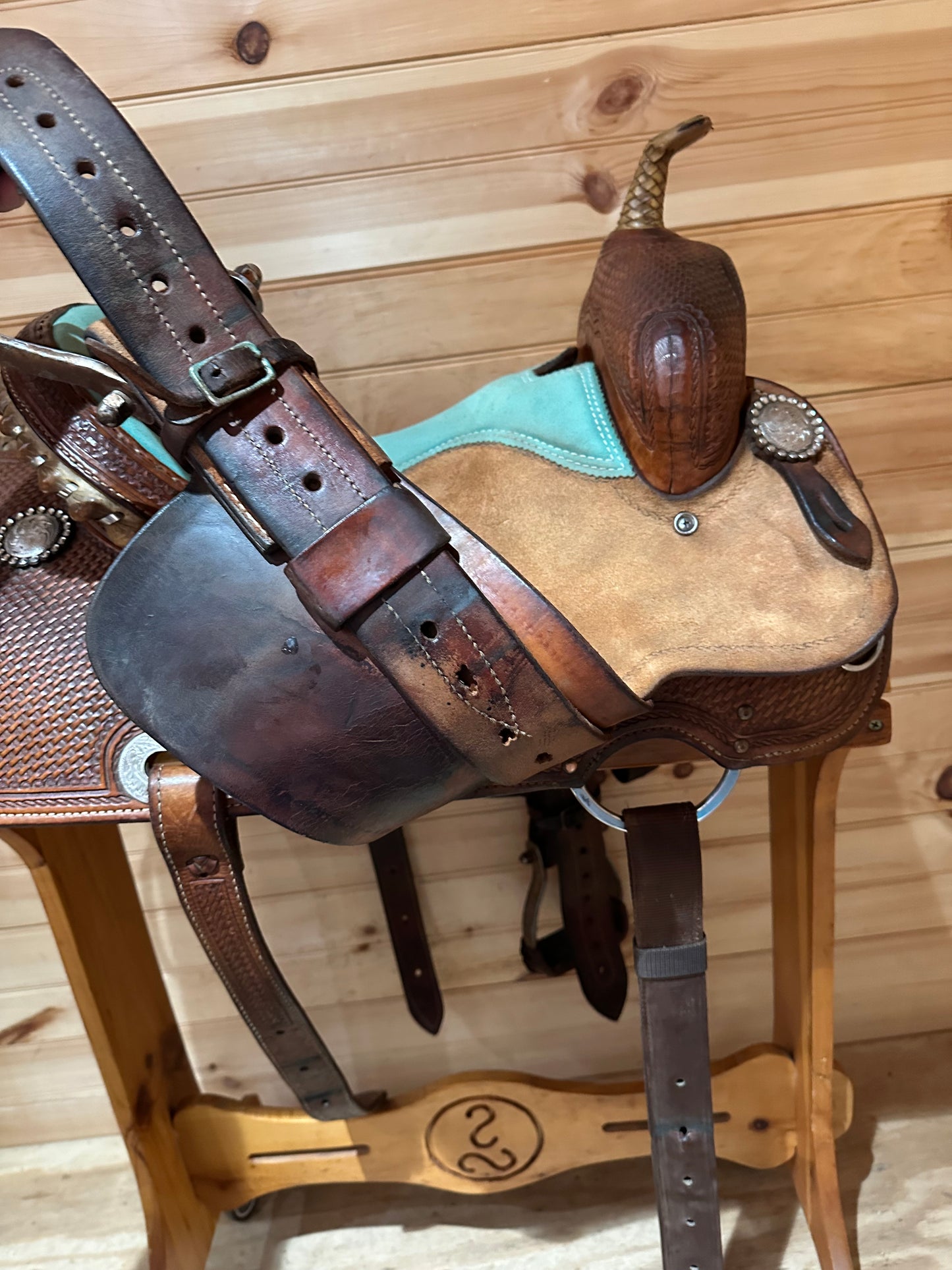 14.5” SRS Saddlery Paul Taylor Barrel Racing Saddle