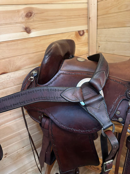 15” Clinton Anderson Aussie Stock Saddle by Martin Saddlery