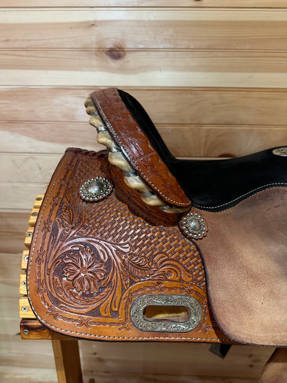 15” Hud Roberts HR Barrel Racing Western Saddle