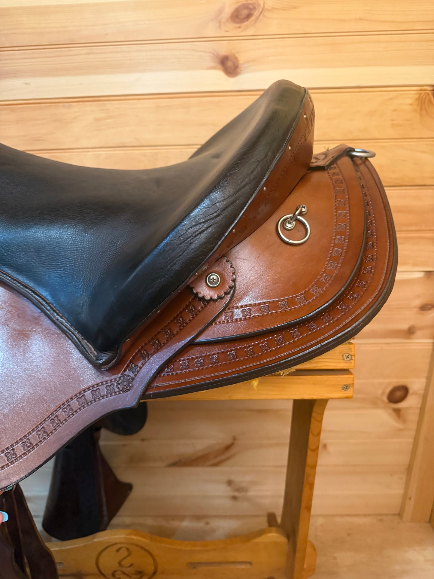 17” Brenneman’s Gaited Western Trail Saddle 080754