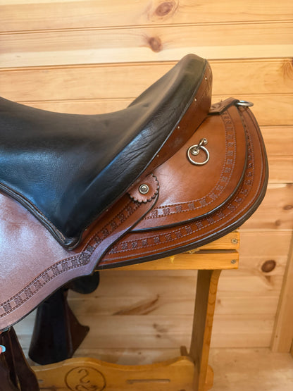 17” Brenneman’s Gaited Western Trail Saddle 080754