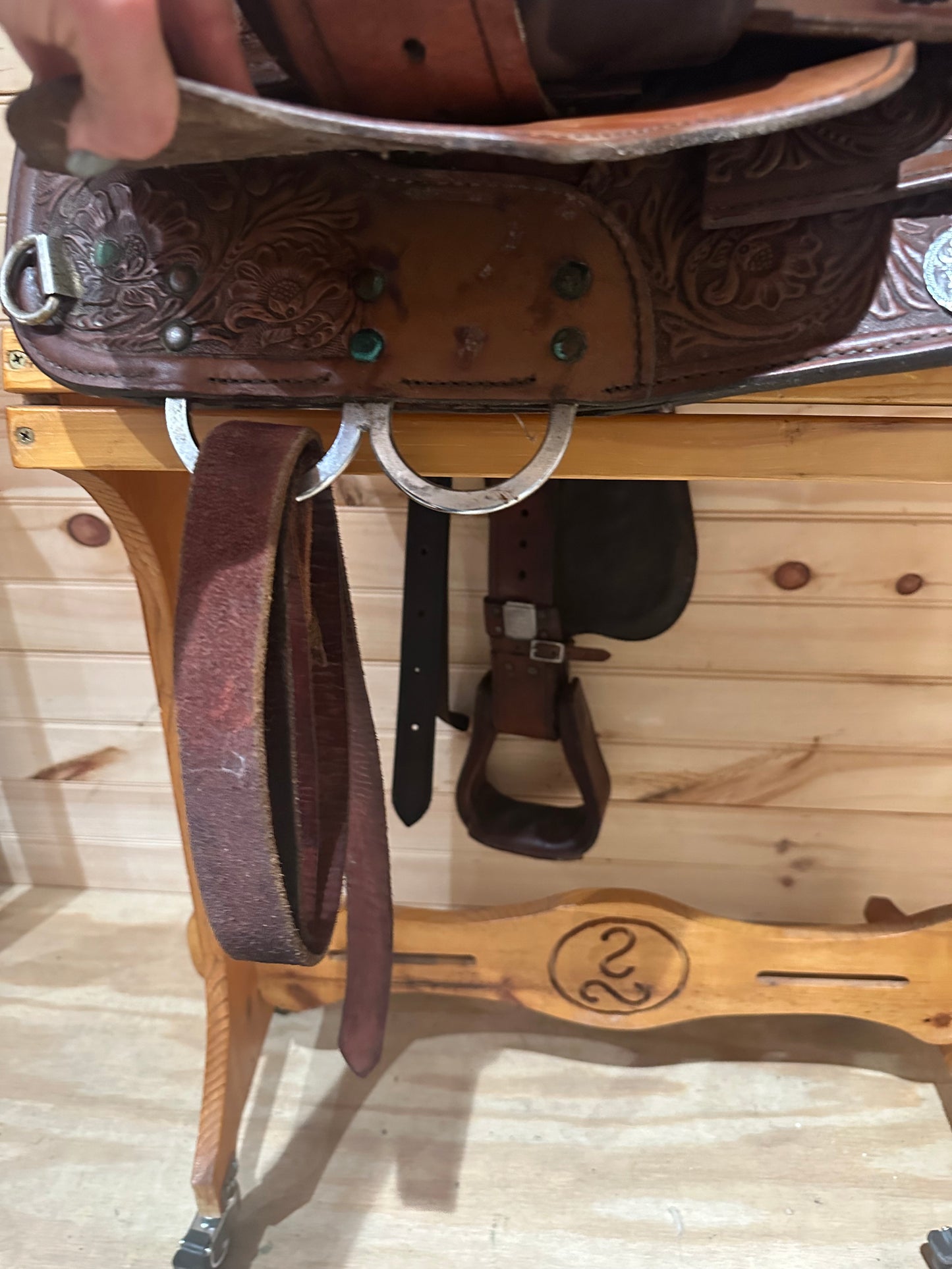 14” Circle Y Western Show Saddle Model 3974