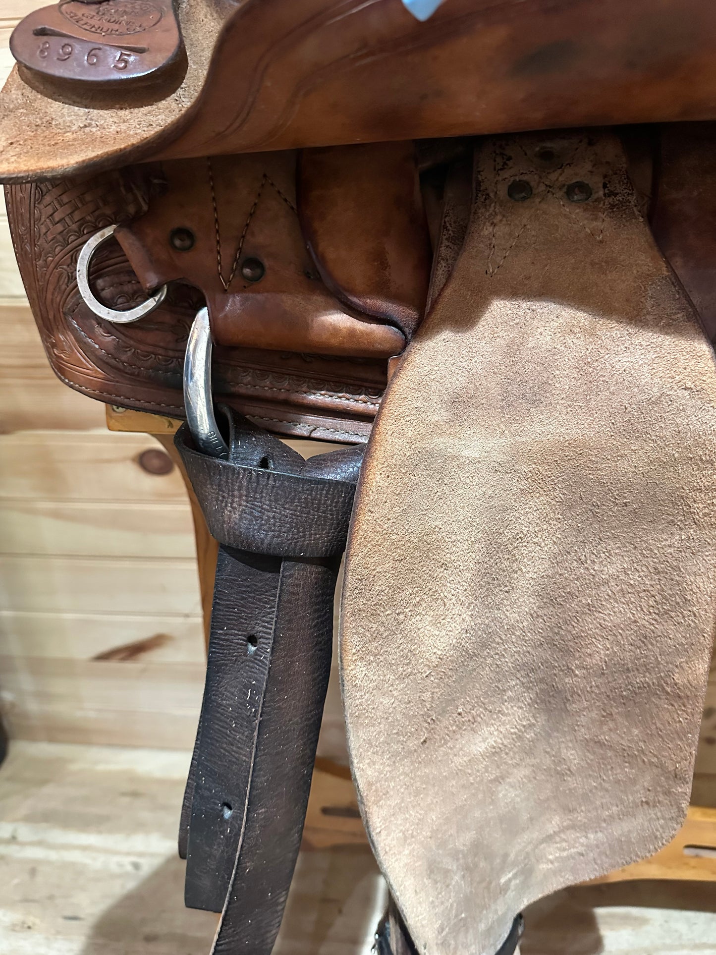 16.5” Genuine Billy Cook Basket Ranch Cutter Western Saddle Model 8965