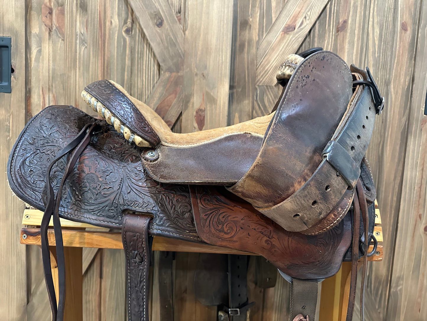 15” Circle Y Martha Josey Barrel Racing Saddle Model 3575