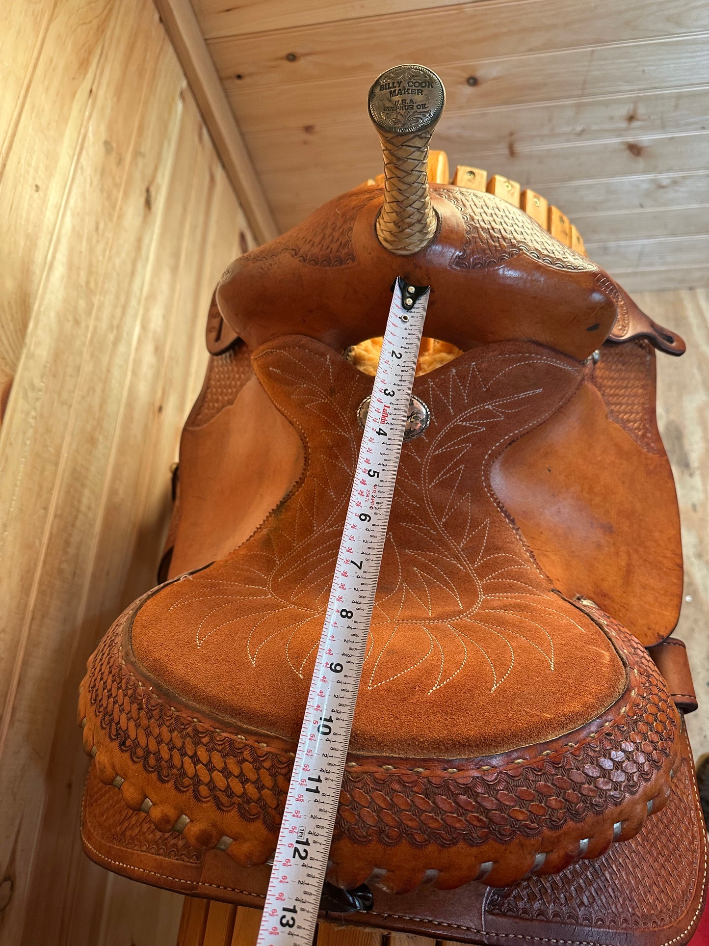 10” Billy Cook Maker Sulphur, OK Maker Youth Western Saddle Model 896