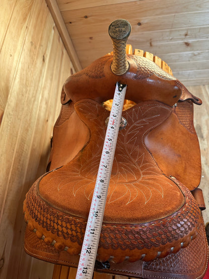 10” Billy Cook Maker Sulphur, OK Maker Youth Western Saddle Model 896
