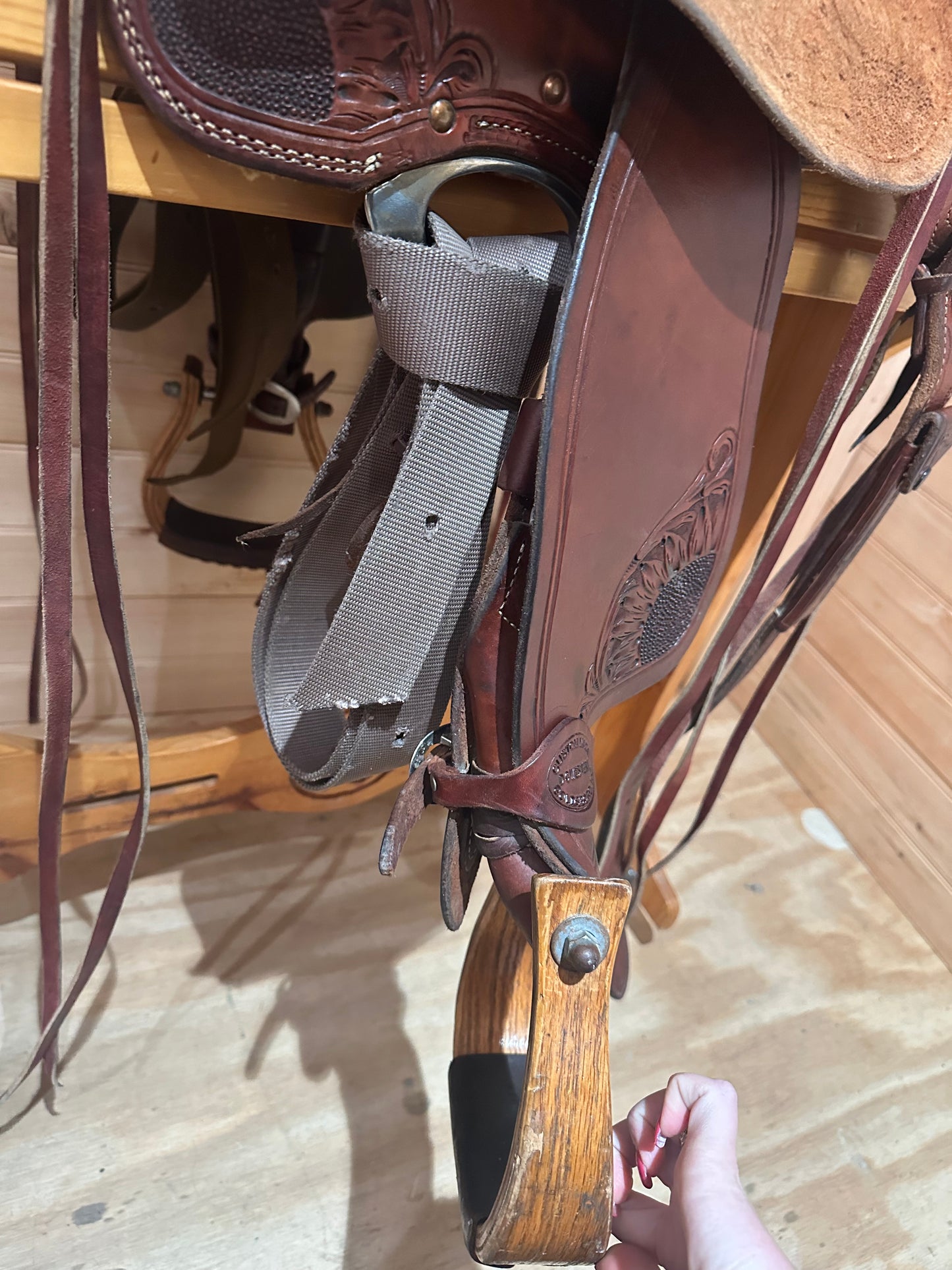 13” DC Western Sunflower Barrel Racing Saddle