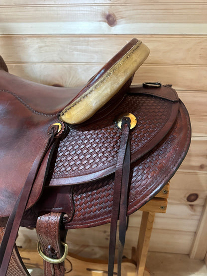 16” Tex Tan Hereford Association Ranch Roper Western Saddle
