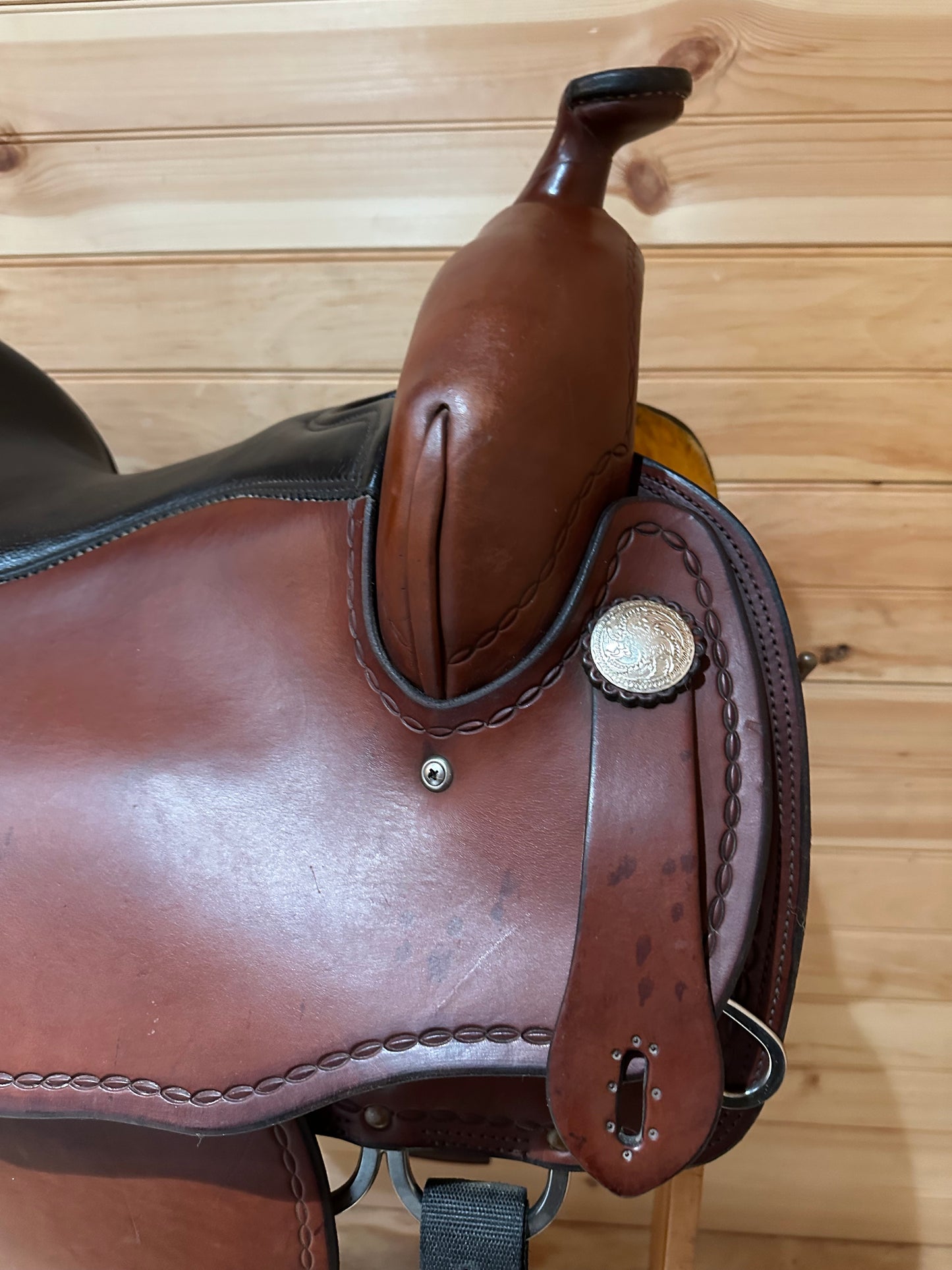 15” Double C Saddlery Western Trail Saddle Model CP 1308 03