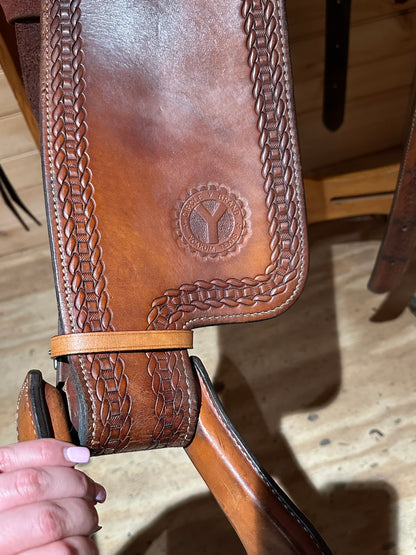 16” Circle Y Team Penner Western saddle model 2633