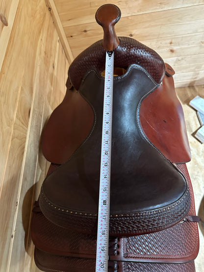 16” Crates Equi-Fit Western Trail Saddle Model 2160