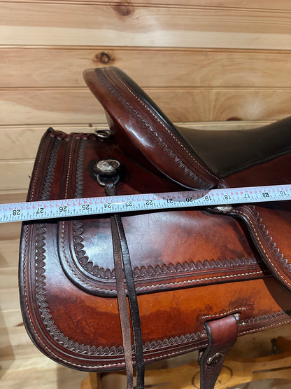 17” Circle Y Topeka Flex-Lite Western Trail Saddle Model 1551