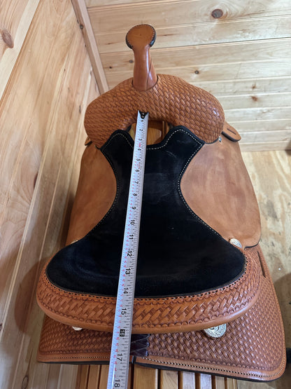 14” Circle Y Lightweight Barrel Racing Saddle Model 2435
