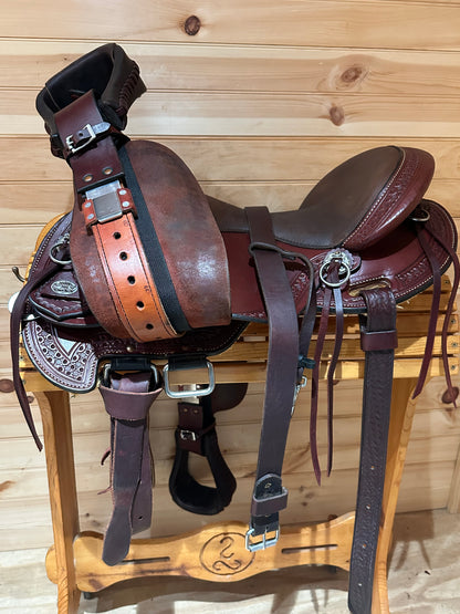 16” Circle Y Buffalo Gap Trail Western Saddle Model 2614