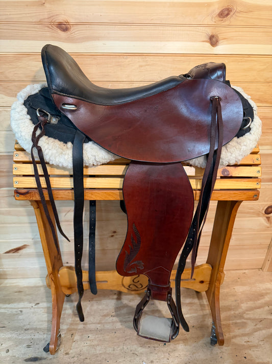 15” Skyhorse Skyrider Hybrid Endurance Saddle