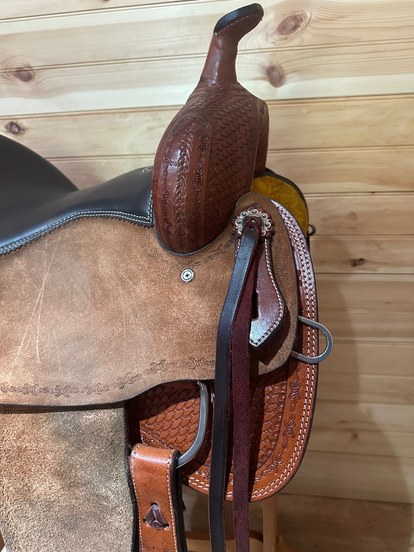 15” Silver Royal Round Rock All Around Western Saddle