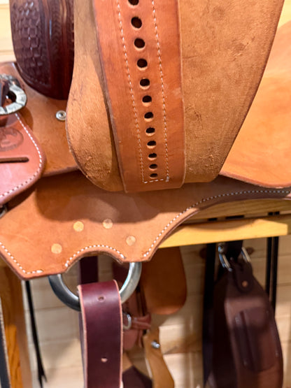 15.5" Paul Taylor Cowboy Ranch Western Saddle