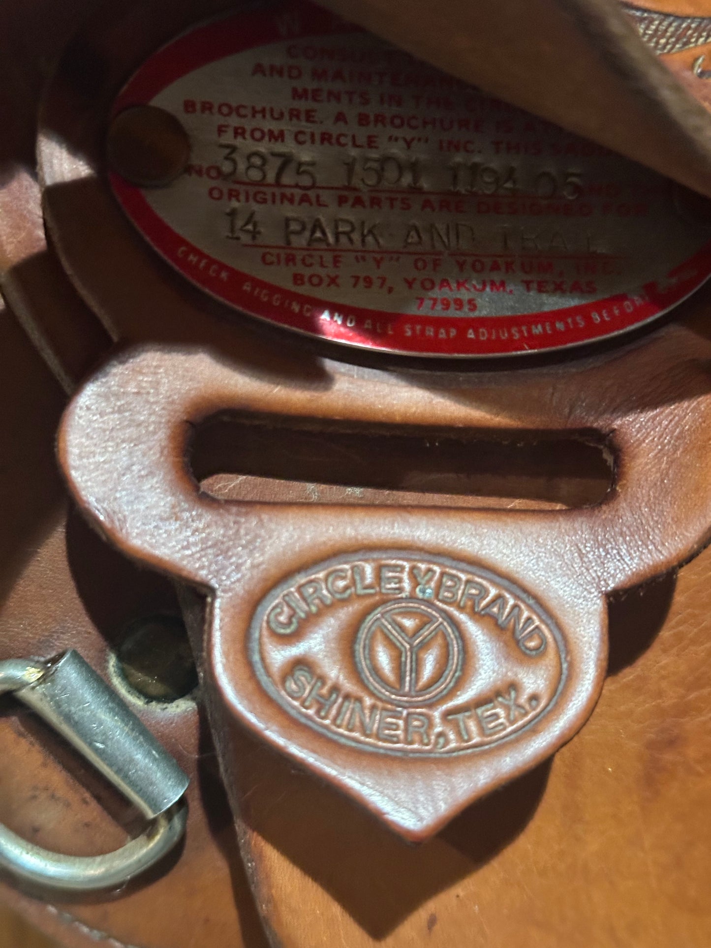 15” Circle Y Western Show Saddle Model 3875