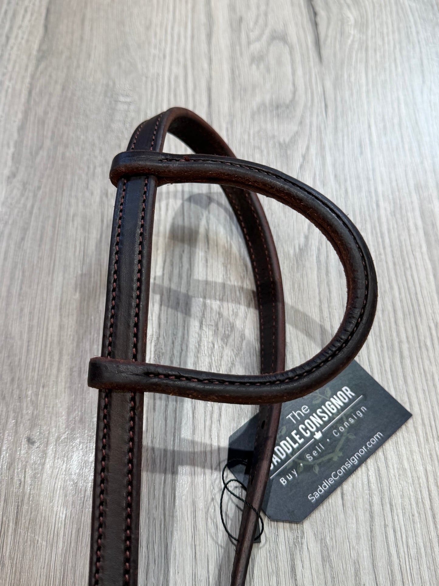 Navajo Rope Edge Turquoise One Ear Headstall– Premium Amish Leather by Spur Creek Tack