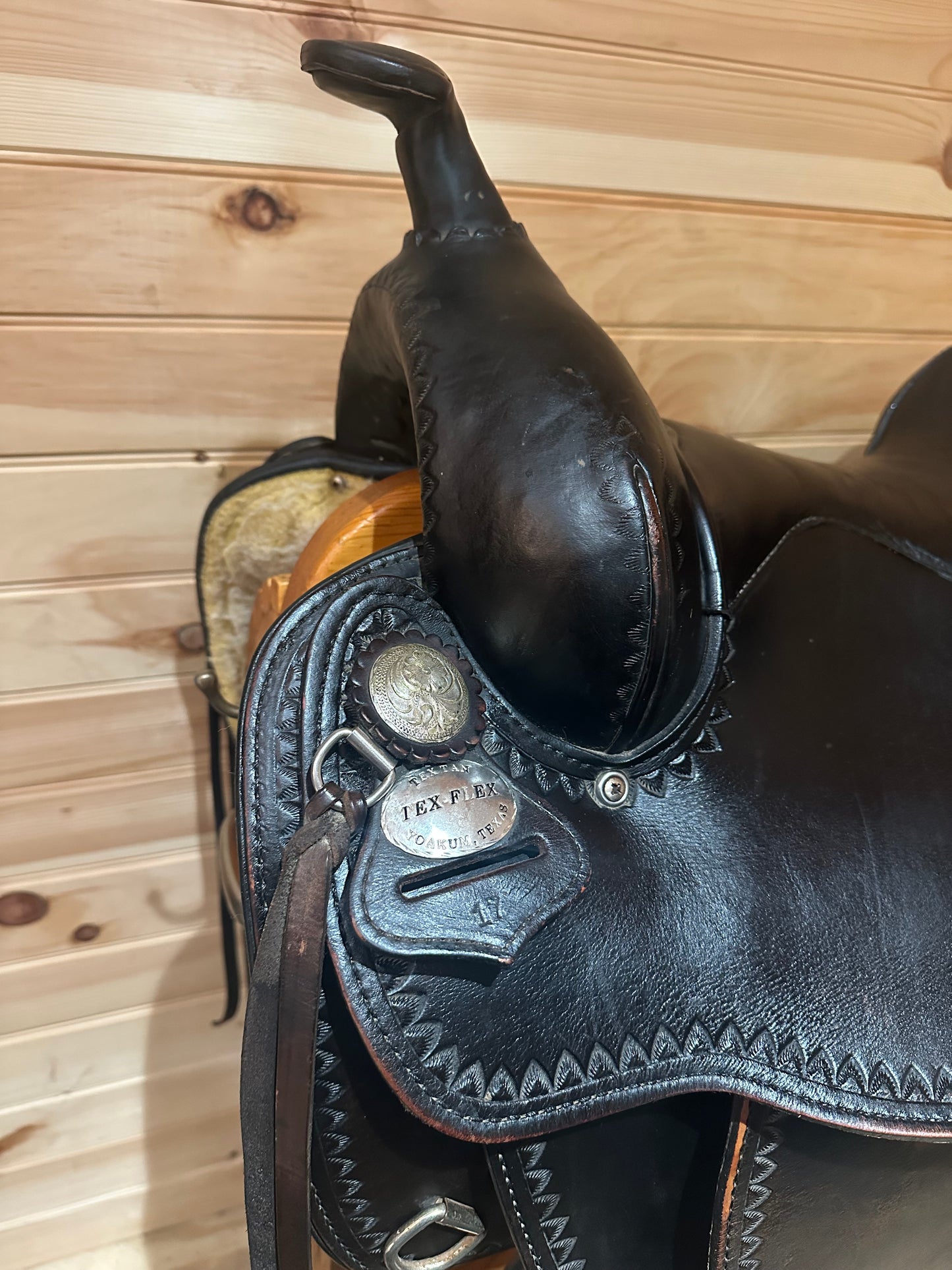 17” Tex Tan Hereford Tex-Flex Western Trail Saddle Model 08TF402B7