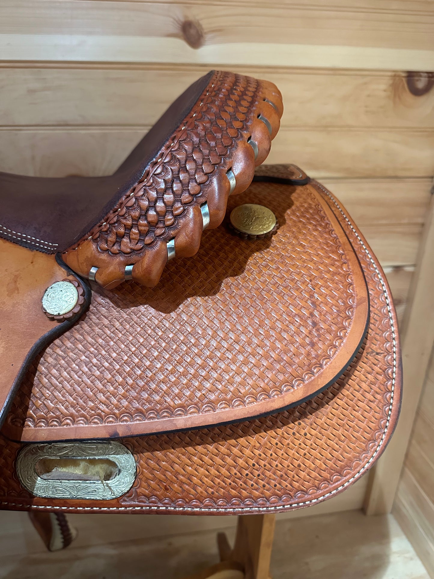 15.5” Billy Cook Maker Reiner Western Saddle Model 1605