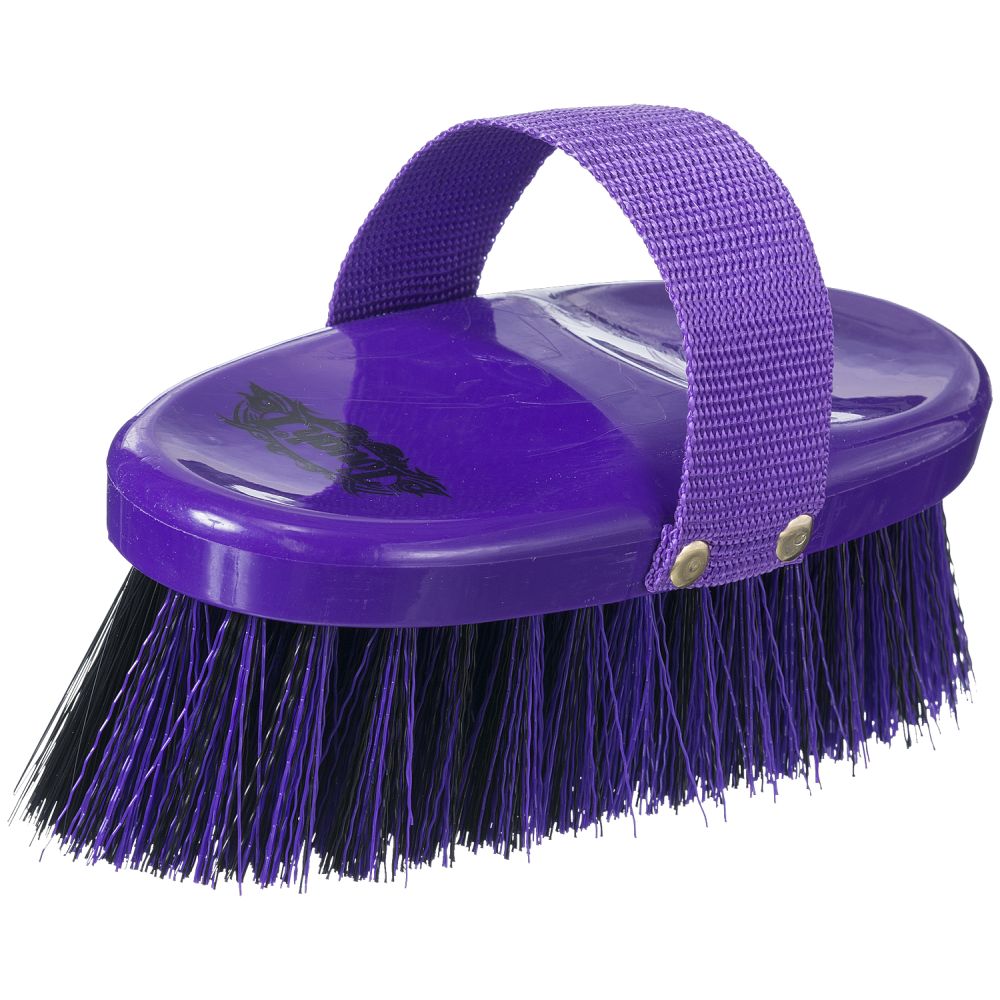Tough1 Comfort Grip Angled Medium and Soft Bristle Brush